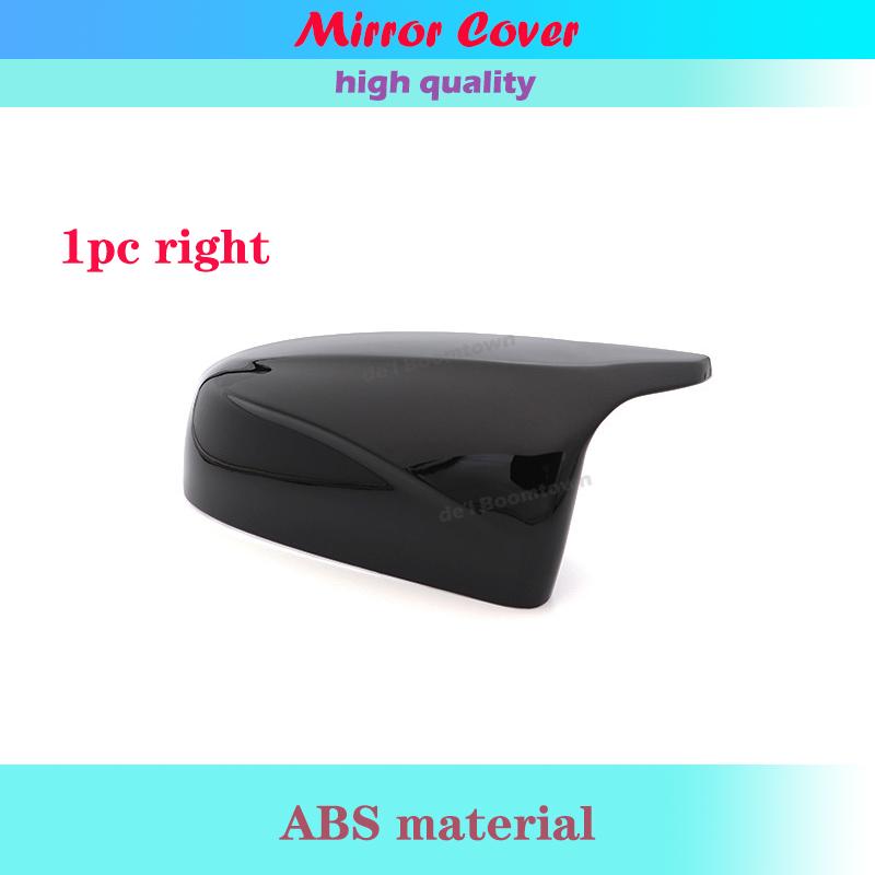 

Для BMW x5 E70 x6 E71 2008 2009 2010 2011 2012 2013 автомобиля боковое крыло зеркала крышка крышки заднего вида черный высокое качество Black-1pc-Right