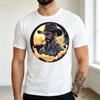 Vintage Cowboy Graphic T Shirt Retro Western Outlaw Print Unisex Soft Cotton Crew Neck Short Sleeve Trendy Casual Tops