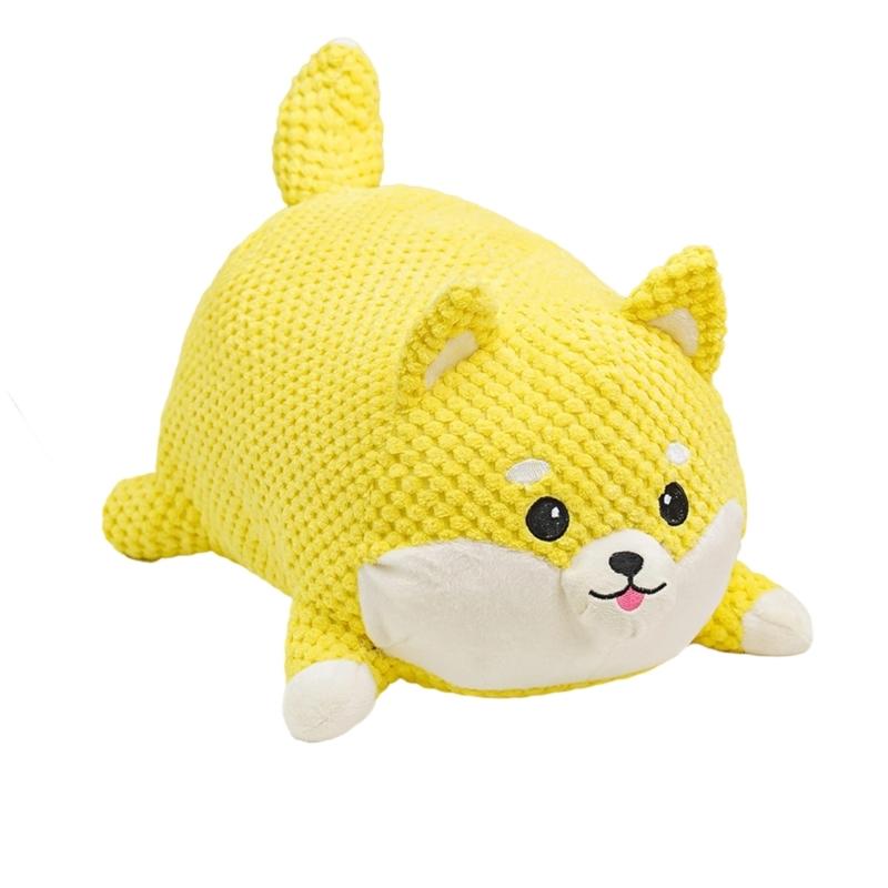 Participatory fleece Dog Toy Featuring Built in Squeaker Promoting Chew Resistant Fun and Teeth Health for Small to Average Breeds Ensuring Safe Play