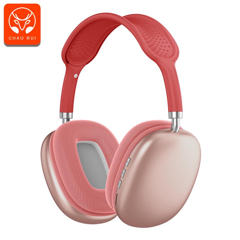 Cross-border P9 Bluetooth Over-Ear Headphones: Wireless, Sports-Ready, Ultra-Long Battery Life, Universal Fit with Card Slot.
