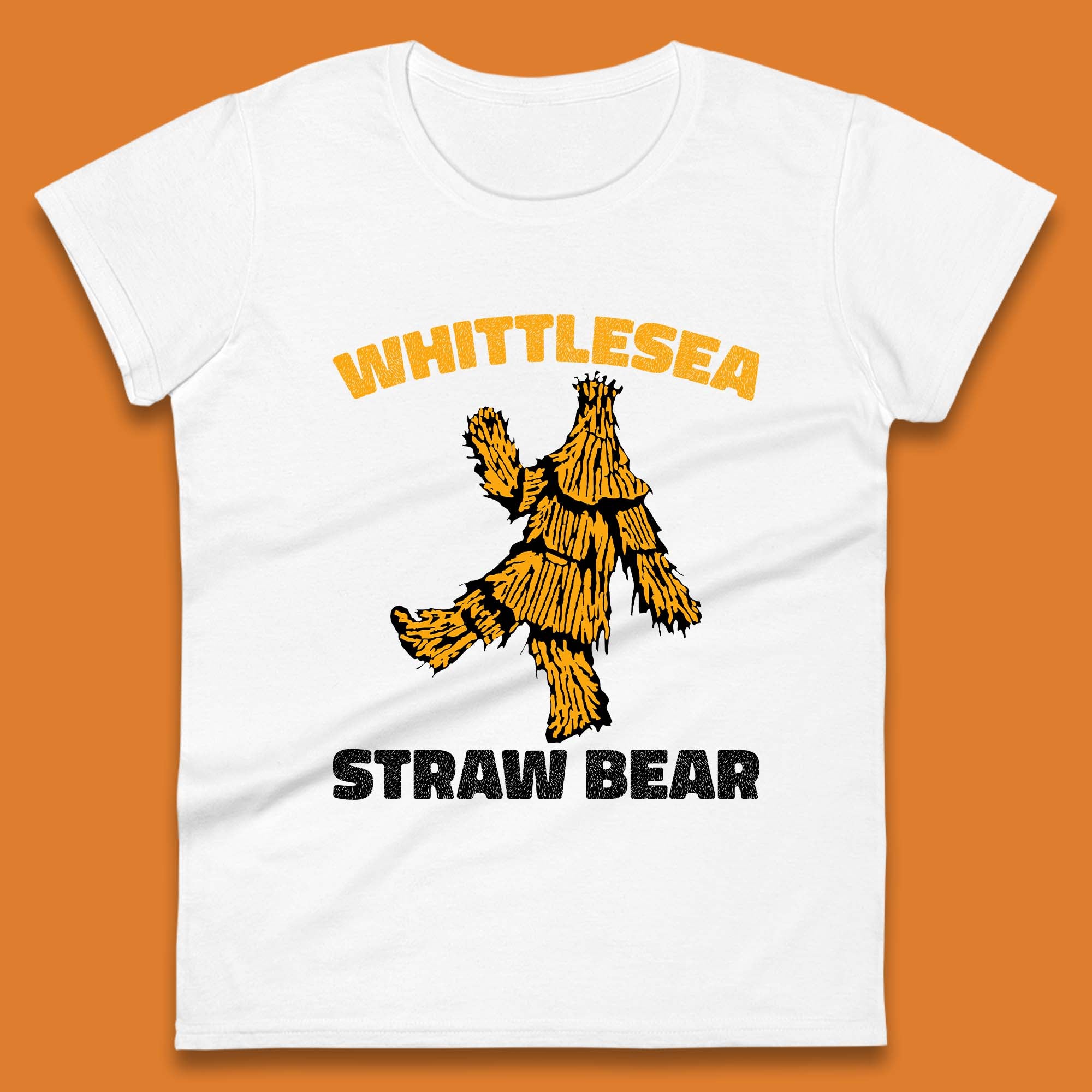 Whittlesea Straw Bear Womens T-Shirt Mens Tops Tees Unisex S