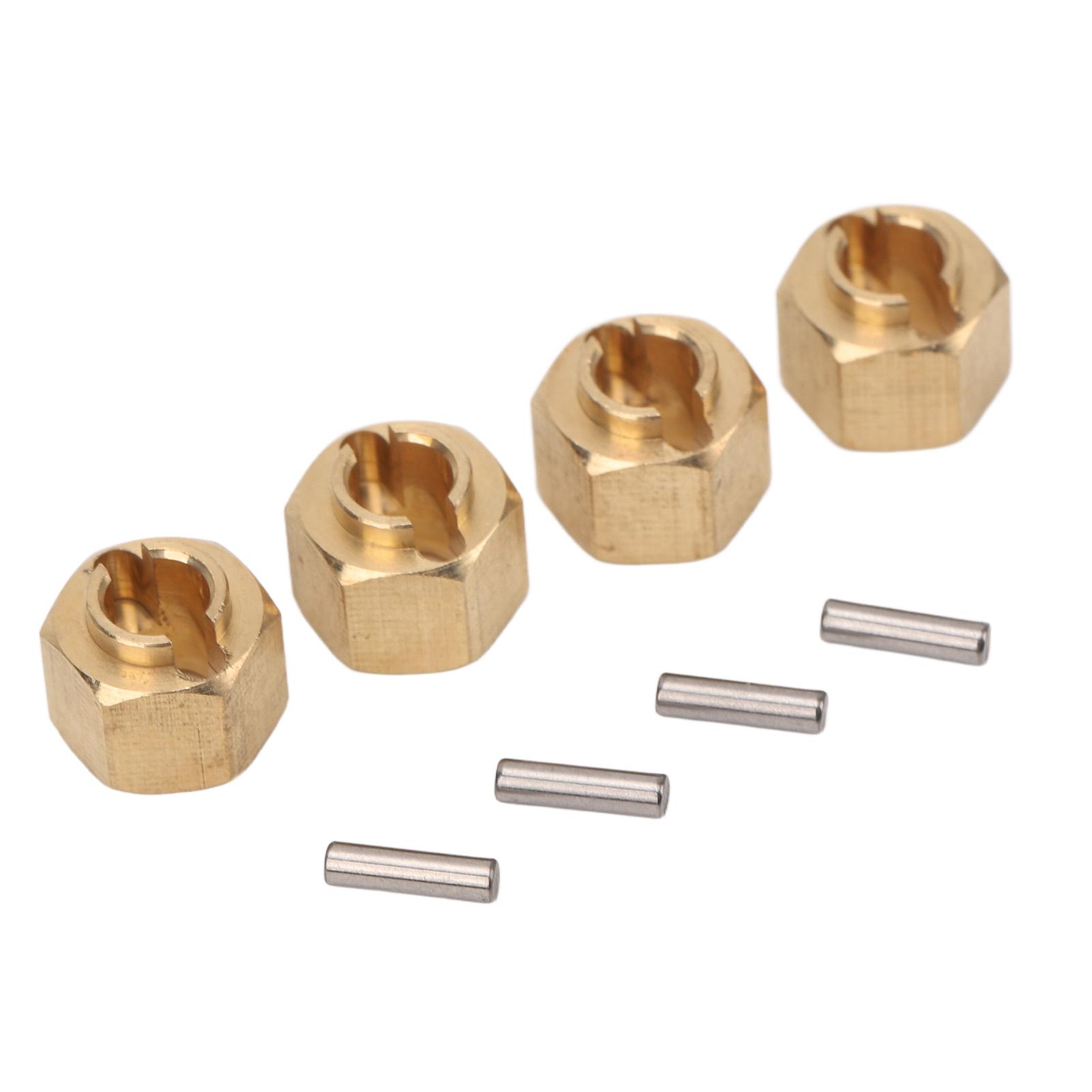 

4Pcs RC Hub Adapter Hex Brass for Traxxas for TRX4M 1 18 Scale Crawler Car Accessories 5mm