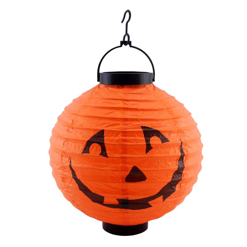 Haunted House Halloween Luminous Pumpkin Ghost Lantern for Halloween Decoration