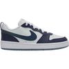 Court Borough Low Top Kids Lifestyle Shoes Blue White Unisex IB0716-001