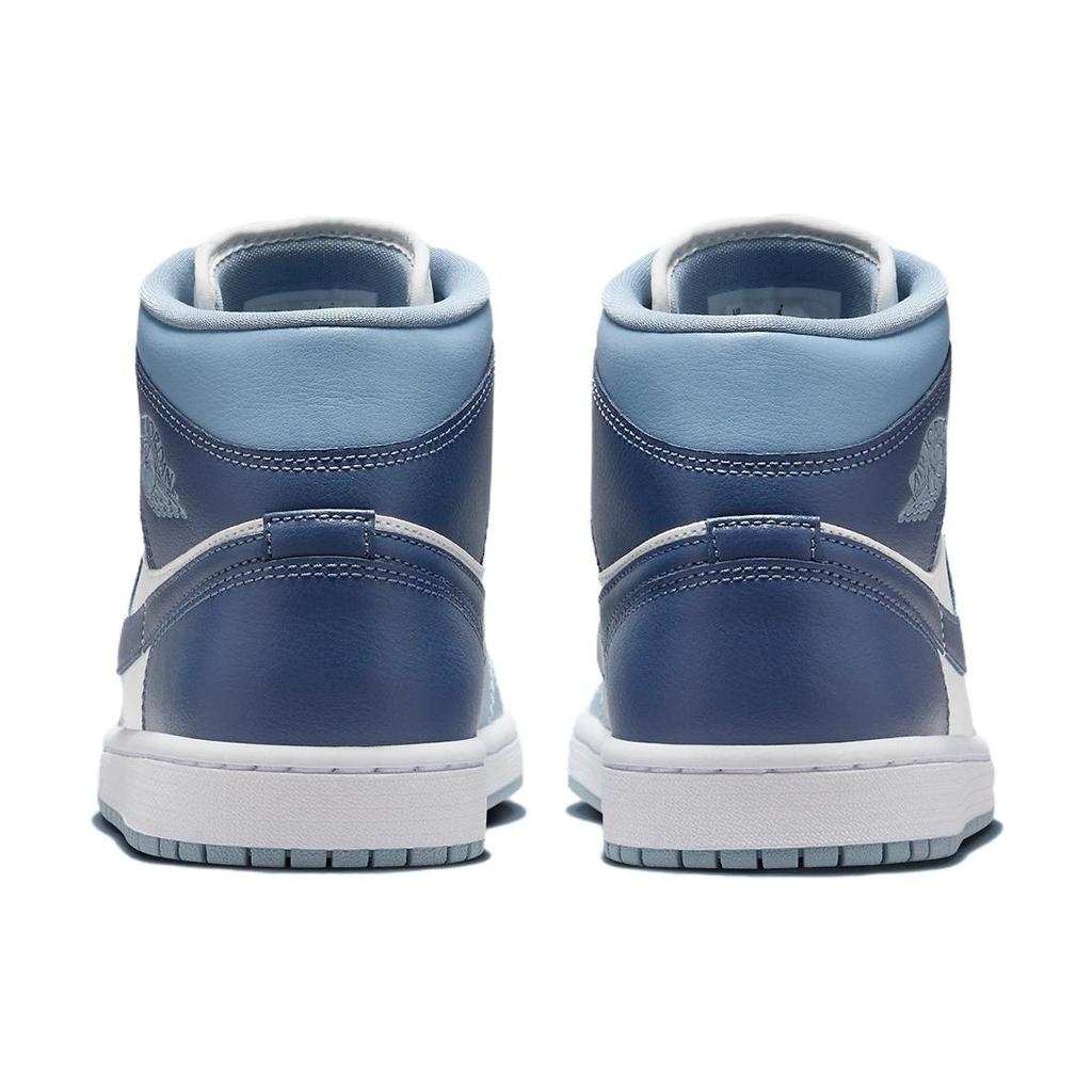 Air Jordan 1 Mid Diffused Blue Donna Sneakers Sail Blue-Grigio BQ6472-140