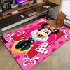 Cute Minnie Mouse Carpet for Playroom Bedroom Living Room Sofa Home Decor,kids Game Area Rug Non-slip Floor Mat