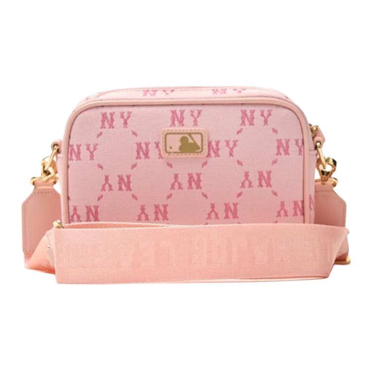 New MLB New York Yankees Polyester Camera Bags Combo Bag Shoulder Bag Crossbody Bag Regular Women's Pink 7ACRMDA4N-50PKL