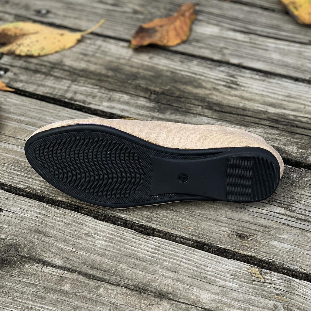 Large Size Mary Jane Shoes Spring and Autumn New Shallow Mouth Round Head Flat Bottom Fashion Single Shoes Casual