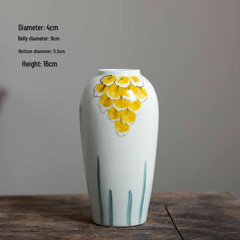 Jingdezhen Hand-Painted Ceramic Vase Set