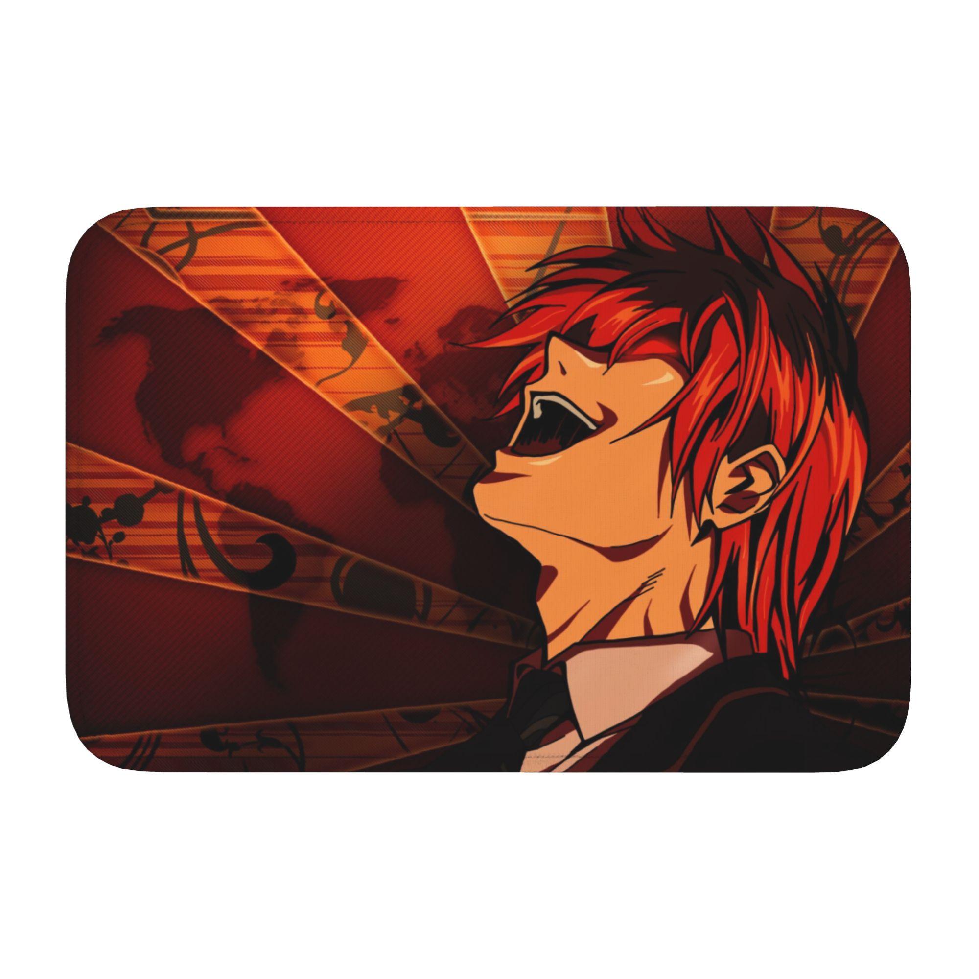 

Deathes Anime Note Front Door Floor Entrance Welcome Mat Outdoor Kitchen Doormat Toilet Living Room Carpet Rug Footpad 60cm x 90cm