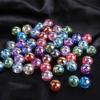 500g DIY Fashion Jewelry Accessory 6MM-12MM Acrylic Beads Round Shape 23 Colors Bracelet Department Spac