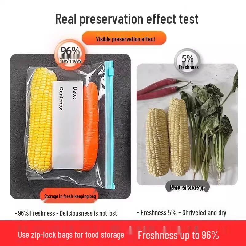 ZISIZ Food Grade Freezer Bags