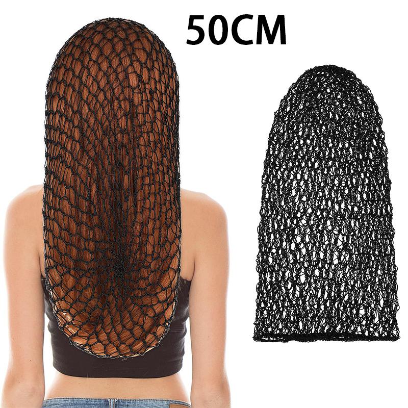 Hair Net Mesh For Women Sleeping Solid Color Crochet Cap Comfortable Snood Beauty Accessories Night Bedtime