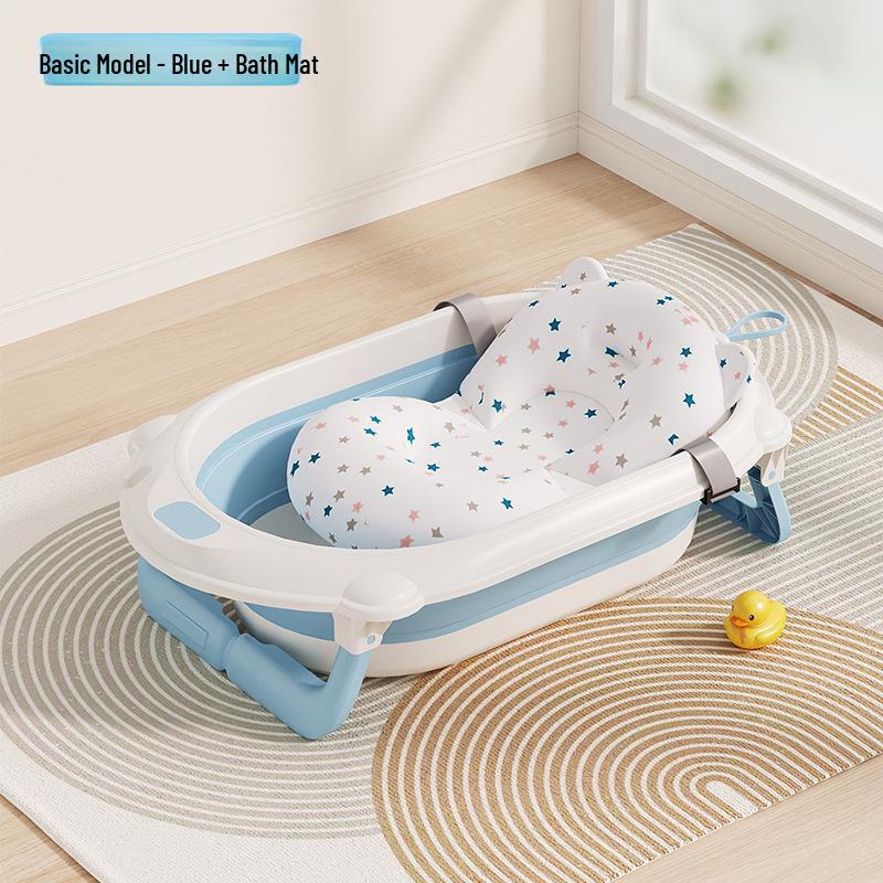 

Складная ванночка для младенцев с ковриком, чувствительная к температуре, материалы ПП + ТПЭ