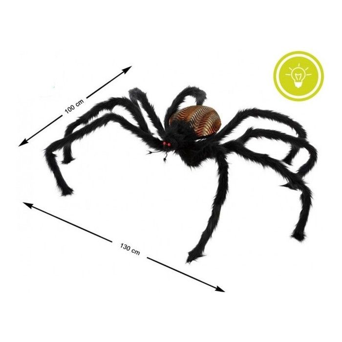Araignée Noire Géante 130cm