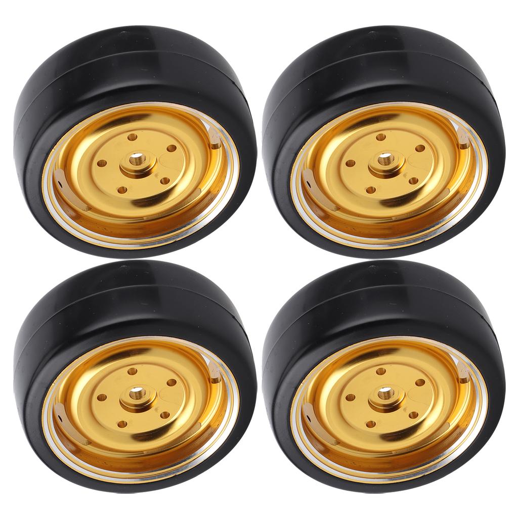 4Pcs 63mm RC Car Metal Hub Drift Tire Replacement Parts Accessory Fit for WPL D12 RC Truck