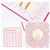 Cluoling Cooking Mat, 40x60cm, Large Size, Bread Kneading Mat, Pastry Mat, Baking Sheet for Kitchen, with Graduations, Heat Resistant, Non-Slip