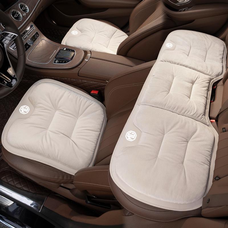 Warm Plush Flannel Seat Cushion for MG5, MG7, MG4, MG6, Scorpio – Winter-Ready Comfort