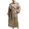 Airverent Waterproof Double-Breasted Loose Fit Long Sleeve Windbreaker Women Outerwear II3949-247