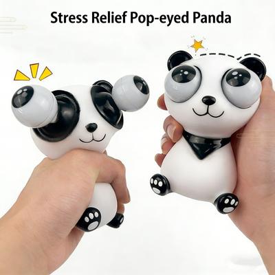 Best Seller Panda Squeezing Doll Gaze Pinching Music Relieving Stress Tool for Children's Stress Relief Toy