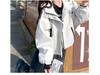 Women's Light Luxury Color Block Hooded Windbreaker - Spring/Autumn Slim Fit Casual Jacket (2025)