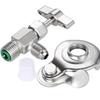 Automotive Refrigerant Opener, Universal Can Dispenser Valve for R12/R134a/R22/R410 Refrigerant Filling Hoses