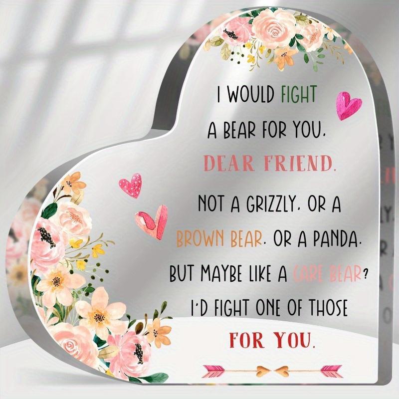 

Best Sister Ever Funny Friend Plaque - Acrylic Keepsake for Sister s Birthday & Christmas чистый