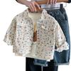 Children'S Shirts Spring New Boys And Girls Full Of Cartoon Baby Medium And Small Children'S Shirts Tide H0139