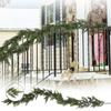 Artificial Simulation Christmas Leaf Cane Soft Feel Needle Vine Door Head Decoration Wall Hanging