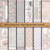 12 Sheets Retro European & American Collage Paper for Journaling and Crafting