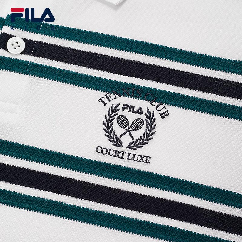 FILA Boys' Knitted Short Sleeve Polo Shirt