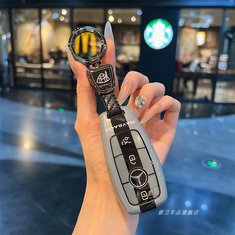 Car Remote Key Case Cover Shell Fob For Mercedes Benz A C E S G Class W177 W205 W213 X167 W222 CLA GLE GLB GLS AMG Maybach QU3