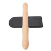 Bian Stone   Sha Tool Wooden Double Handle Stone Scraping Board for Back Legs Arms Neck Shoulder Muscle Relaxation