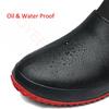 Kitchen Work Shoes for Men Rain Boots Waterproof Shoes Flat Clogs Garden Shoes Kitchen Shoes Kitchen Chef Boots