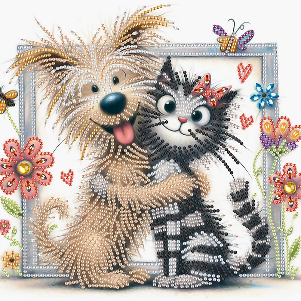 5D DIY Partial Special Shaped Drill Diamond Painting Animal Decoration Art