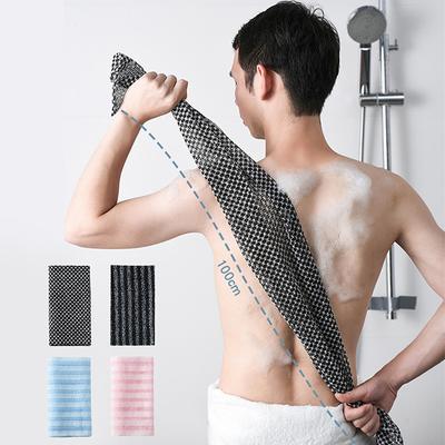 Japanese Rubbing Washcloth Bath Nylon Towel Brush For Back Towels Exfoliating Scrub Shower Sponge Body Bathroom Accessories