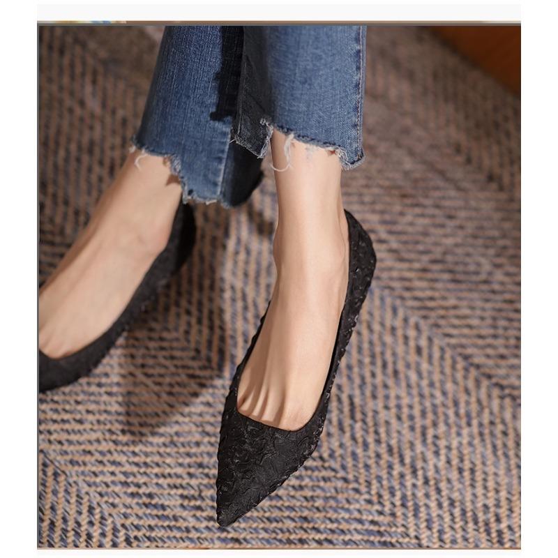 Fashion 35-43 Large-sized Pointed-toe Satin Satin Small High Heels French Evening Fairy Style Single Shoes