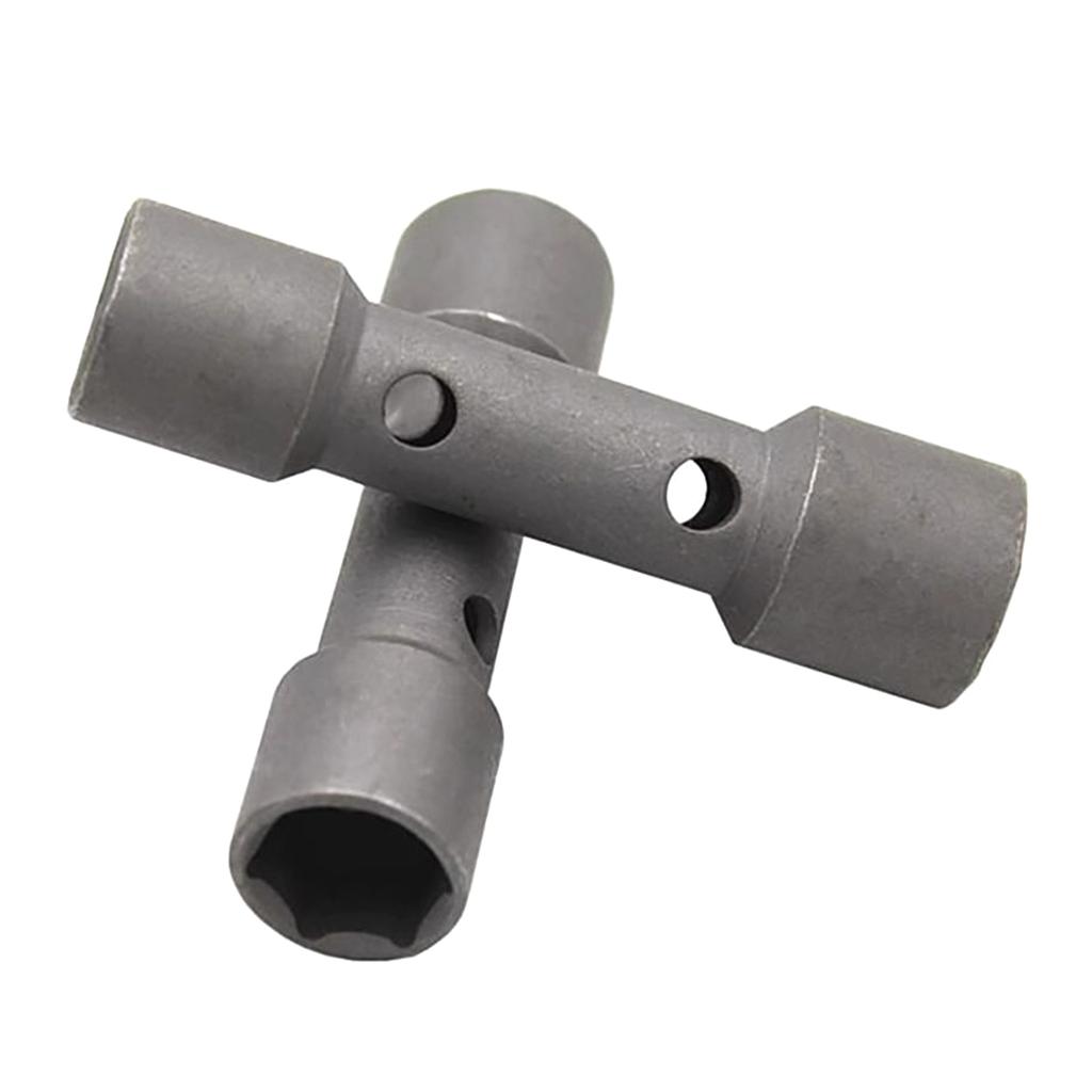 16 18mm Double Ended Spark Plug Socket Wrench For Motorcycle And Small Vehicle Maintenance With Triple Jaw Design