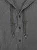 Men's Cotton Linen Shirts Short Sleeve Hooded Cardigan T-shirt Men's Blouse Summer Autumn Sweatshirts Hawaiian Beach Shirts