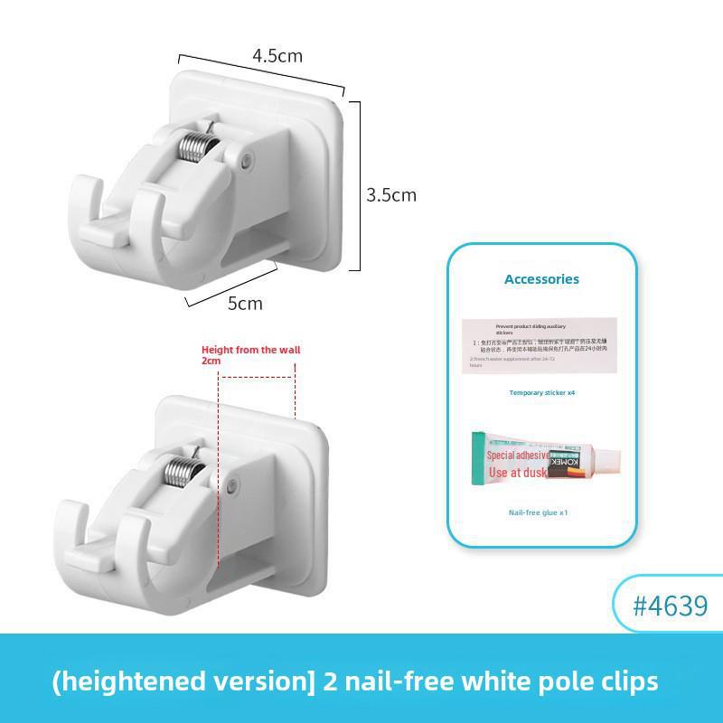 Punch-Free Telescopic Multi-Functional Shower & Clothes Drying Rod