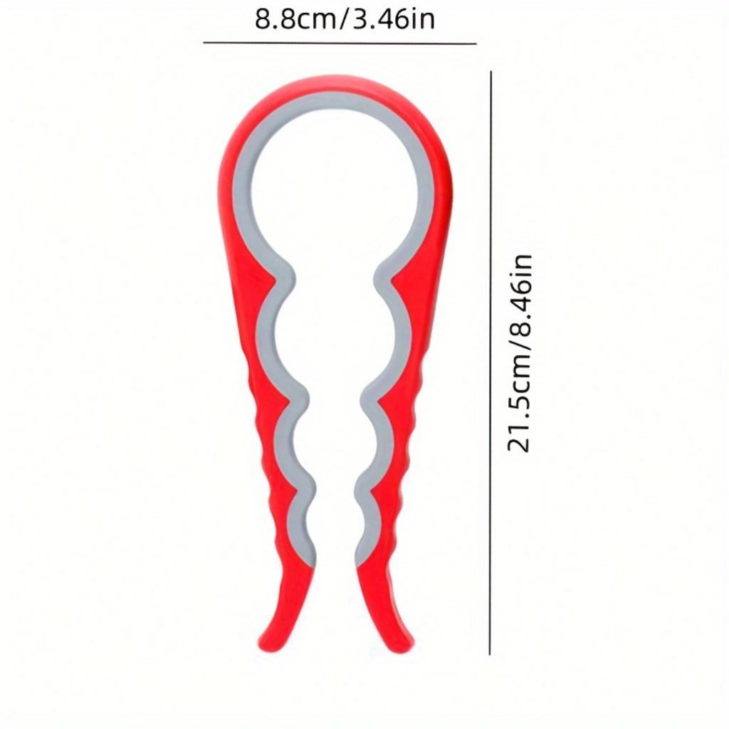 Universal and Easy Bottle Opener, Lid Twisting Device, Can Opener, Household Kitchen Tool, Anti Slip and Labor-saving
