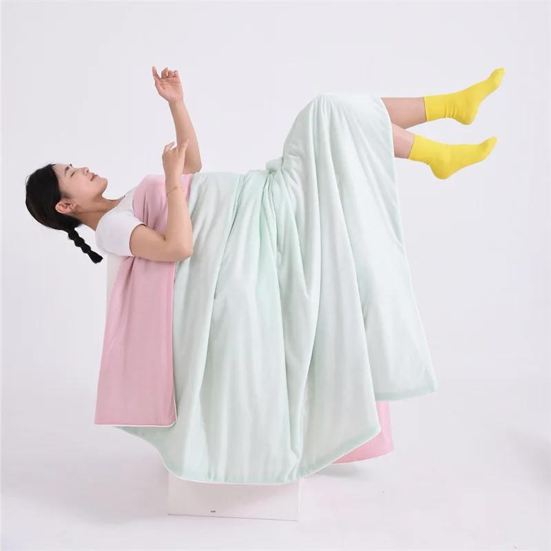 

New Cool Silk Ice Cream Summer Quilt Machine Washable New Air Conditioner Quilt Watermelon Quilt 100x150cm 1pcs