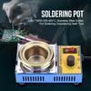 150W-50mm Titanium Alloy Molten Soldering Pot, Lead-Free, Analog Soldering Pot, 110V, 200℃-450℃