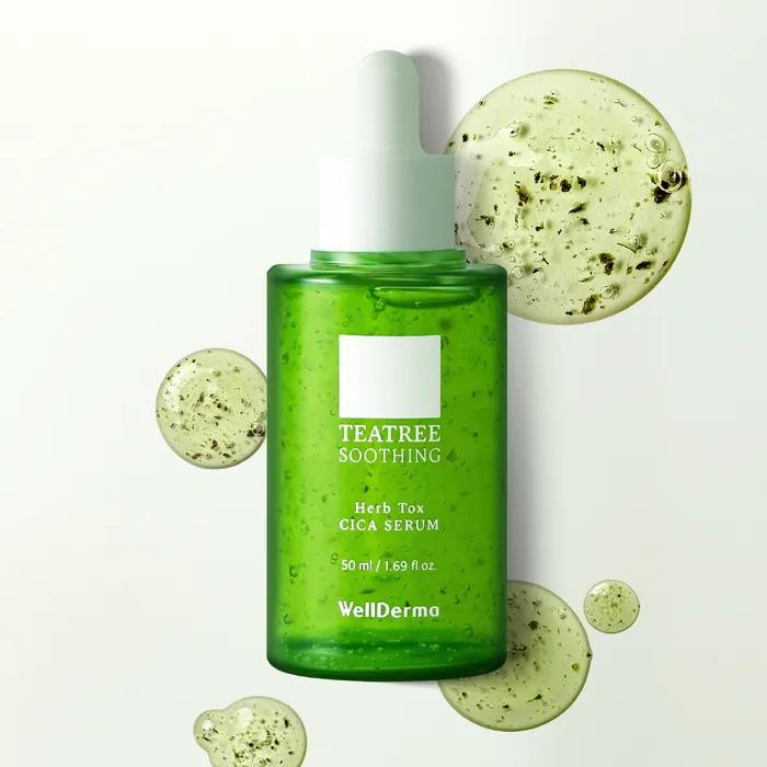 New Wellderma Tea Tree Soothing Herb Tox Cica Serum 50ml