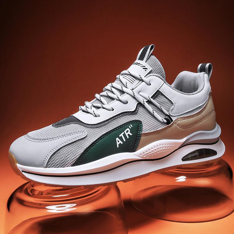 

Высококачественные брендовые мужские кроссовки, новые дышащие модные повседневные спортивные туфли для мужчин с толстой подошвой и высоким верхом, дикие туфли для мужчин 44