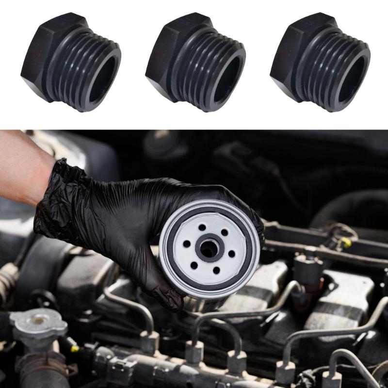 Heavy Duty Aluminum Hexagonal Head Plug Adapter Fitting Leakproof Fluid Connections Suitable For Fluid Gas Lines 1 Pair