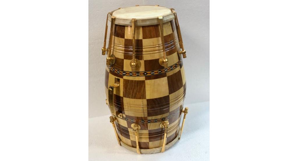 High-Quality Professional Bina Dholak No. 36C SPL – Musical Instrument with Carry Bag