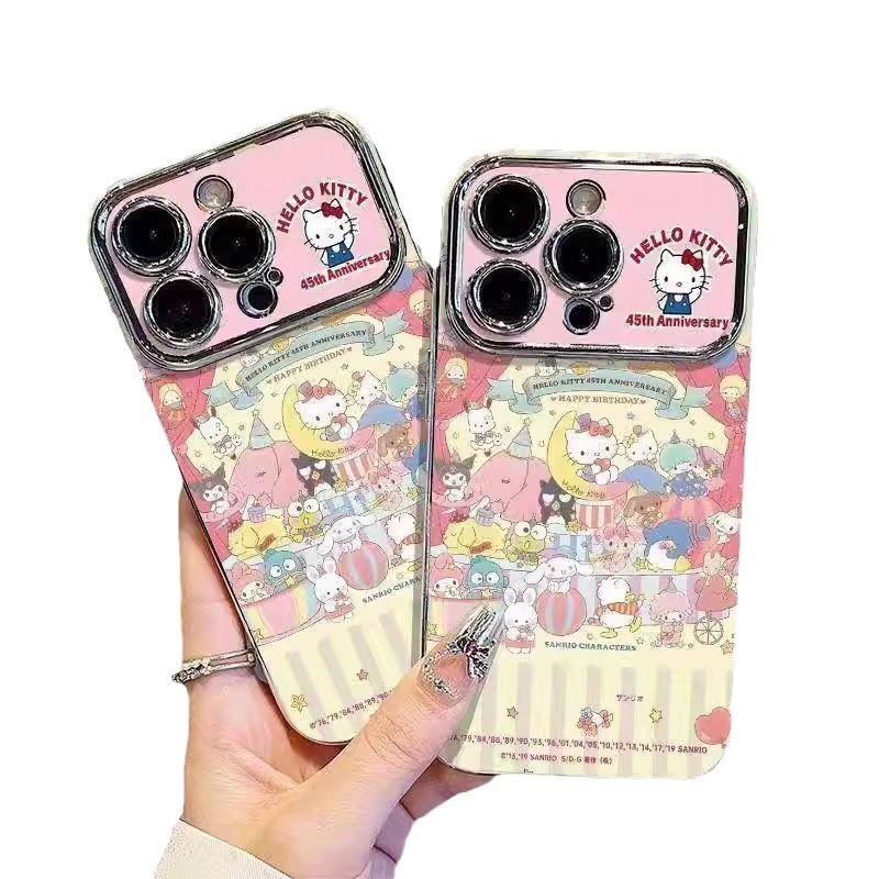 Anime Katie for vivoiQOO13 all-inclusive phone case x200pro electroplating large windows s19 couple 18