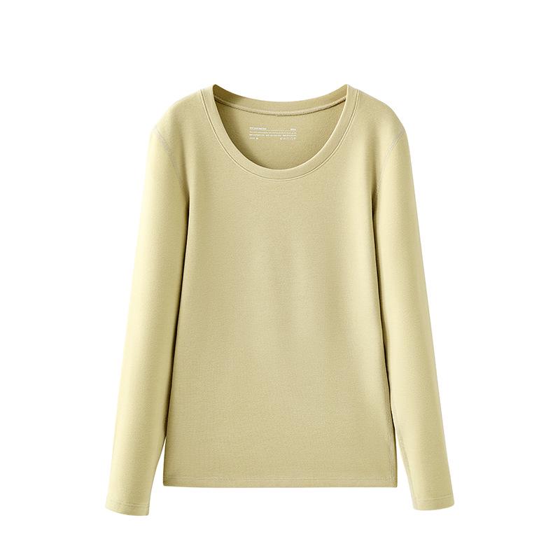 Women's Extra Thick Fleece-Lined Acrylic Thermal Base Layer Top