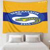 Parramatta Eels Team Crest Tapestry Room Decoration Wall Hanging for Living Room Bedroom, dormitory, Birthday and Christmas gifts